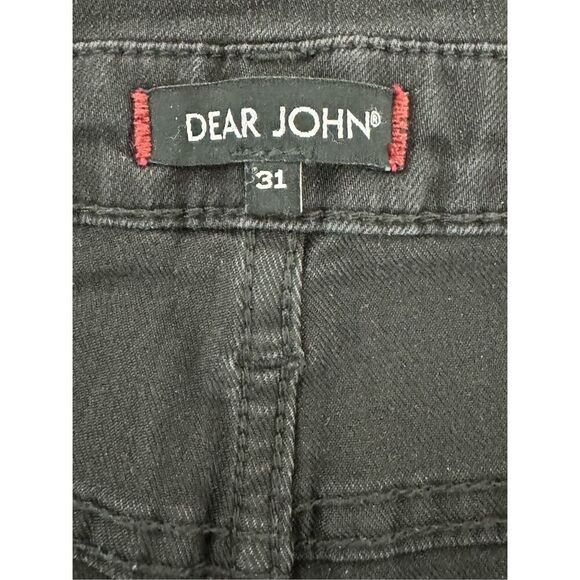 Dear John Black High Rise Jeans Size 31 - Picture 3 of 10
